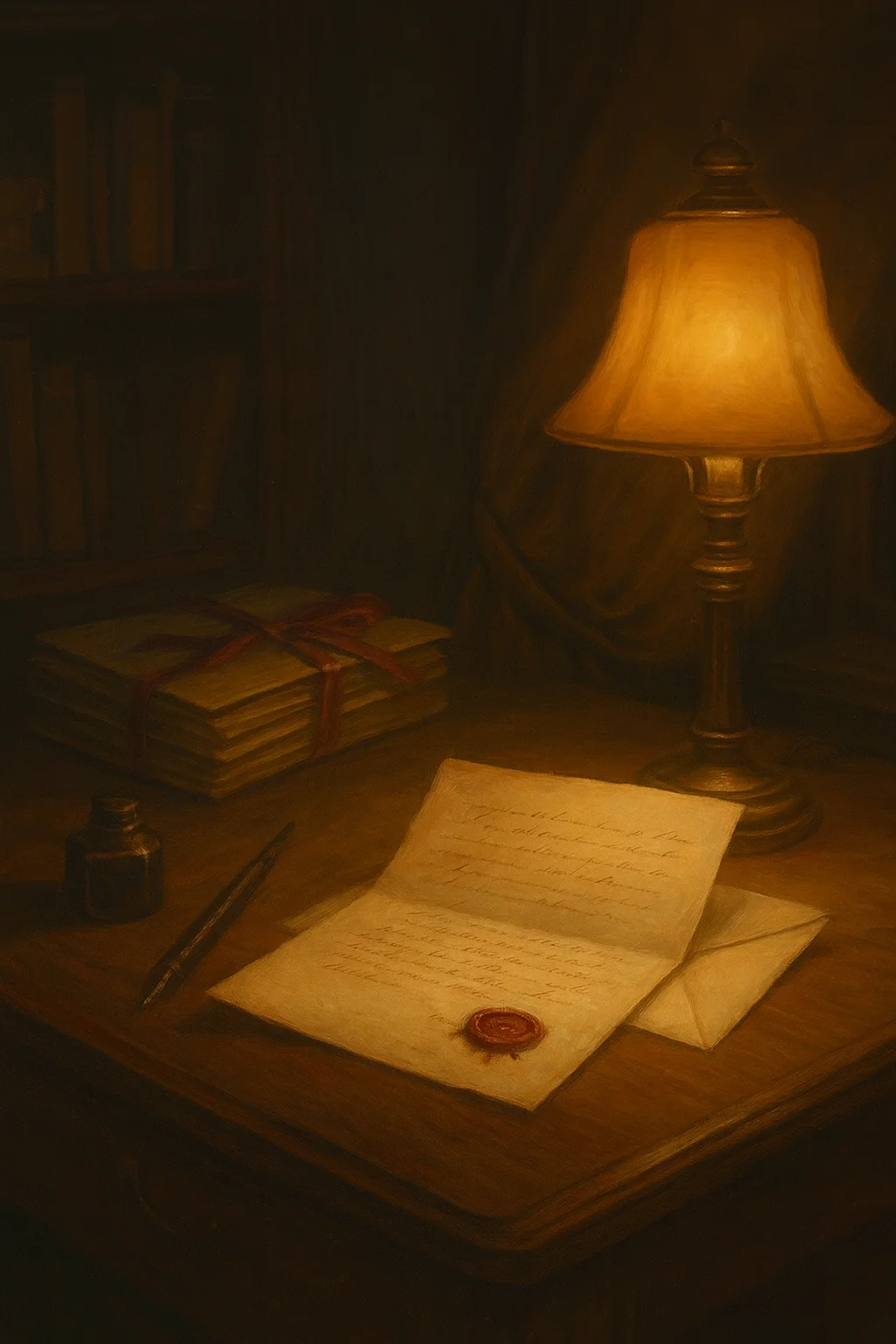 Posta kutusuna bırakılmış mektuplar